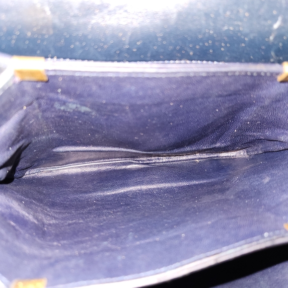 Celine Tan & Black Signature C Logo Crossbody with Gold Hardware - Picture 7 of 9